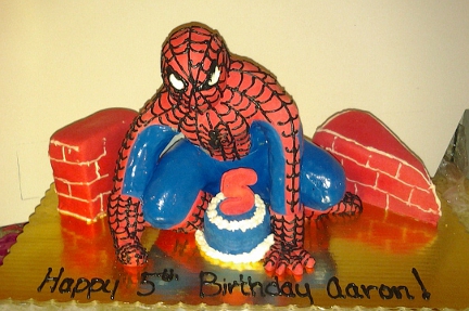 Spiderman Birthday Cake on 3d Spiderman Birthday Cake Jpg